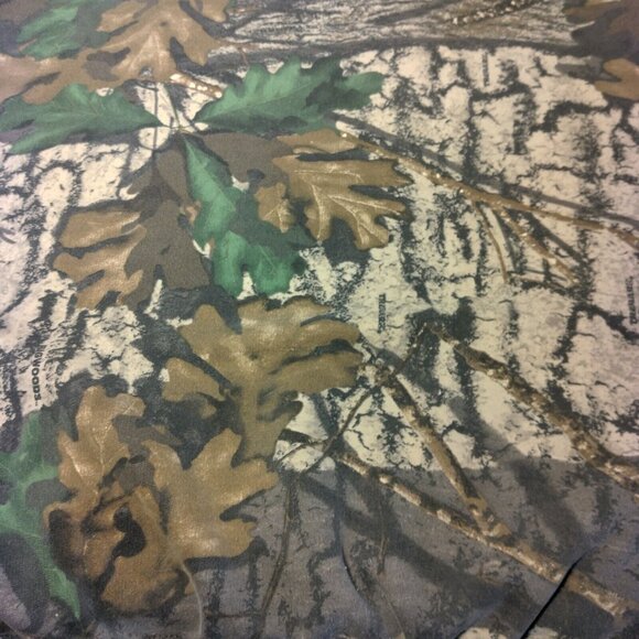 Jerzees Outdoors Tree Camo Sweatshirt XL Camouflage Trebark Bigwoods Vtg Hunt - Picture 11 of 14